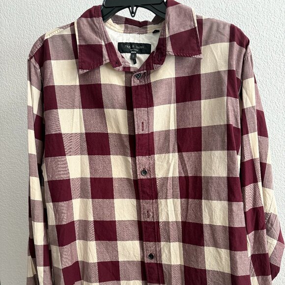 rag & bone Men's Classic Fit Buffalo Shirt - Picture 1 of 3
